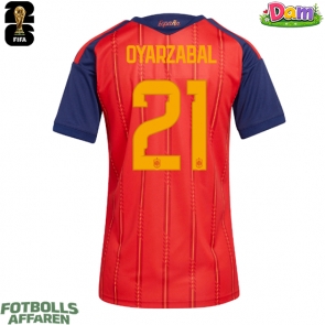 Spanien Mikel Oyarzabal #21 Hemmatröja Kvinnor VM 2026 Kortärmad